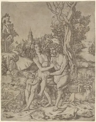 Faun Family, by Giovanni Battista Palumba