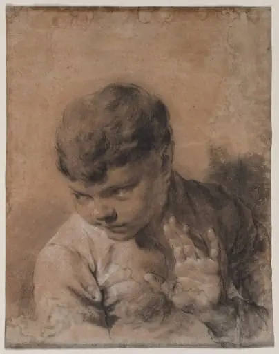 A Portrait of the Artist's Son Giacomo, by Giovanni Battista Piazzetta