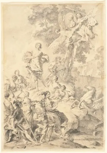 Apollo, the Muses, and Mars: In Praise of Tasso, by Giovanni Battista Piazzetta
