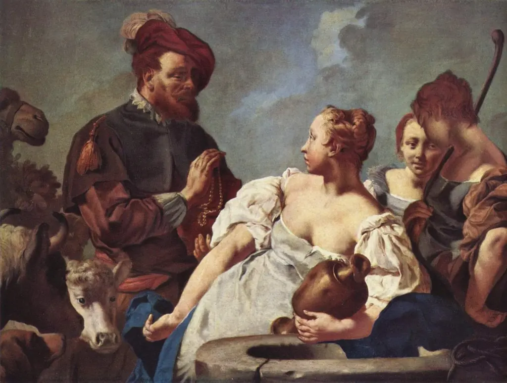 Rebecca at the Well, by Giovanni Battista Piazzetta