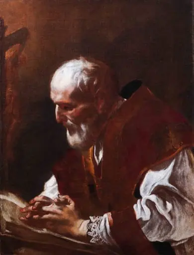 Sfântul Filippo Neri în meditație, by Giovanni Battista Piazzetta