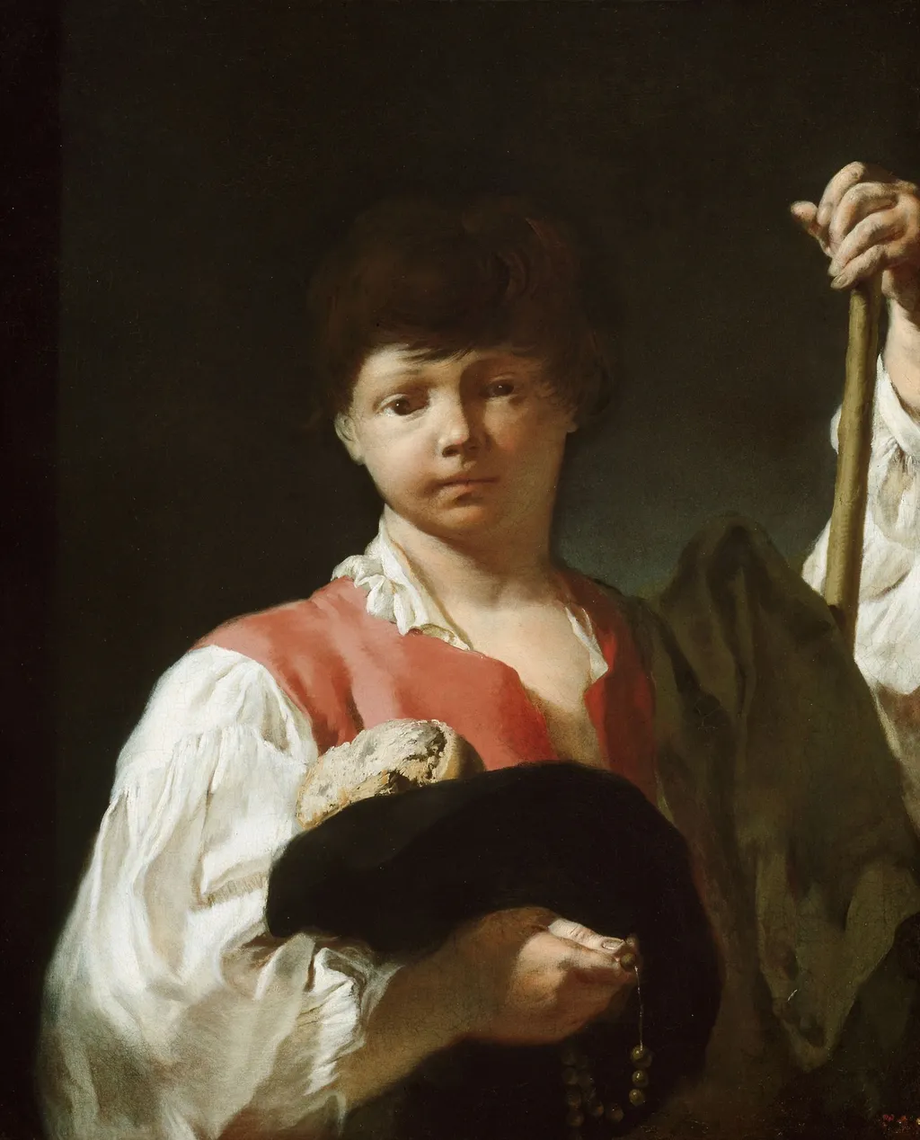 The Beggar Boy (The Young Pilgrim), by Giovanni Battista Piazzetta, oil, 1727