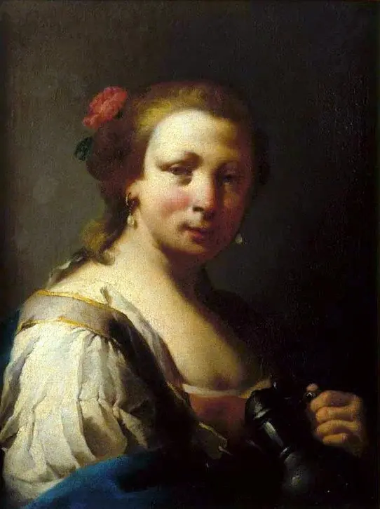 Woman with a jug, by Giovanni Battista Piazzetta