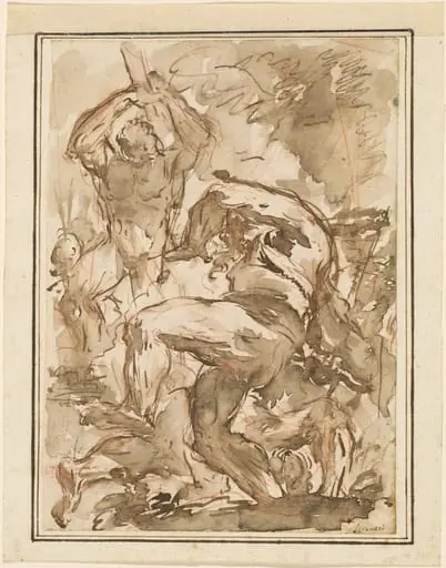 A Battle of Nude Men, by Giovanni Battista Piranesi