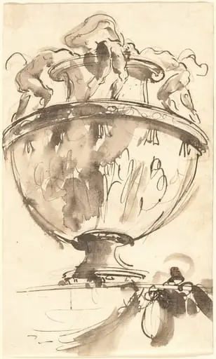 A Fantastic Vase, by Giovanni Battista Piranesi