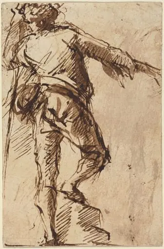 A Young Man with a Staff, by Giovanni Battista Piranesi
