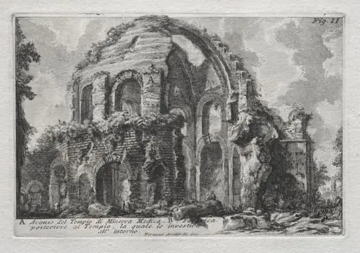 Avanzo del Tempio di Minerva Medica, by Giovanni Battista Piranesi