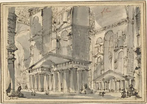 Fantasy of an Ancient Bath, by Giovanni Battista Piranesi