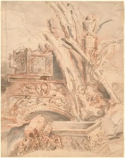 Grottesco with the Tomb of Nero, by Giovanni Battista Piranesi