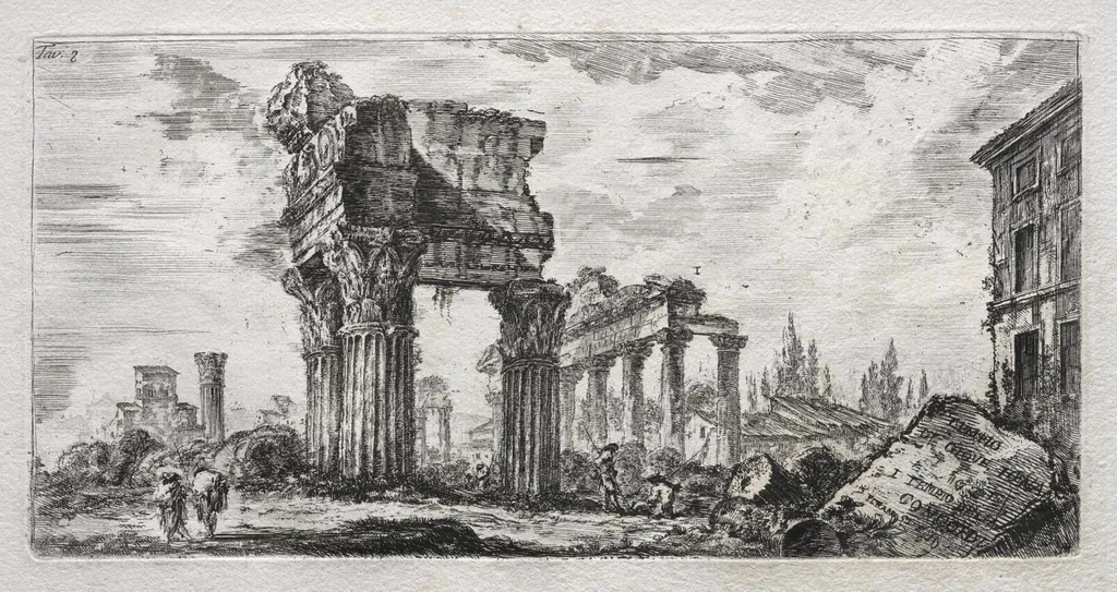 Tempio di Giove Tonante, by Giovanni Battista Piranesi, 1748