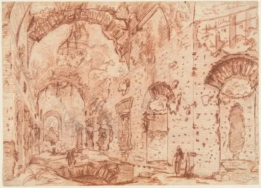 The "Canopus" of the Villa Adriana at Tivoli, by Giovanni Battista Piranesi