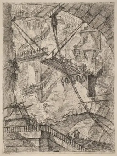 The Drawbridge, by Giovanni Battista Piranesi