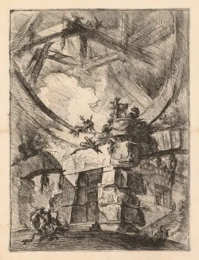 The Prisons: A Prison Door, by Giovanni Battista Piranesi