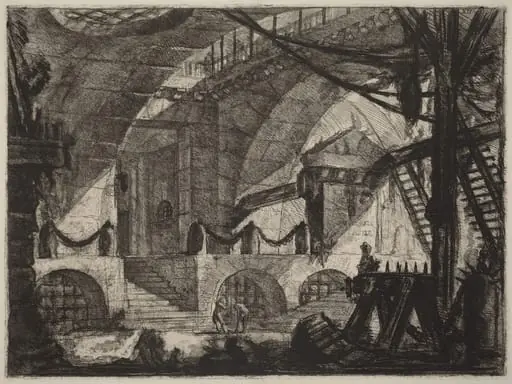 The Sawhorse, by Giovanni Battista Piranesi