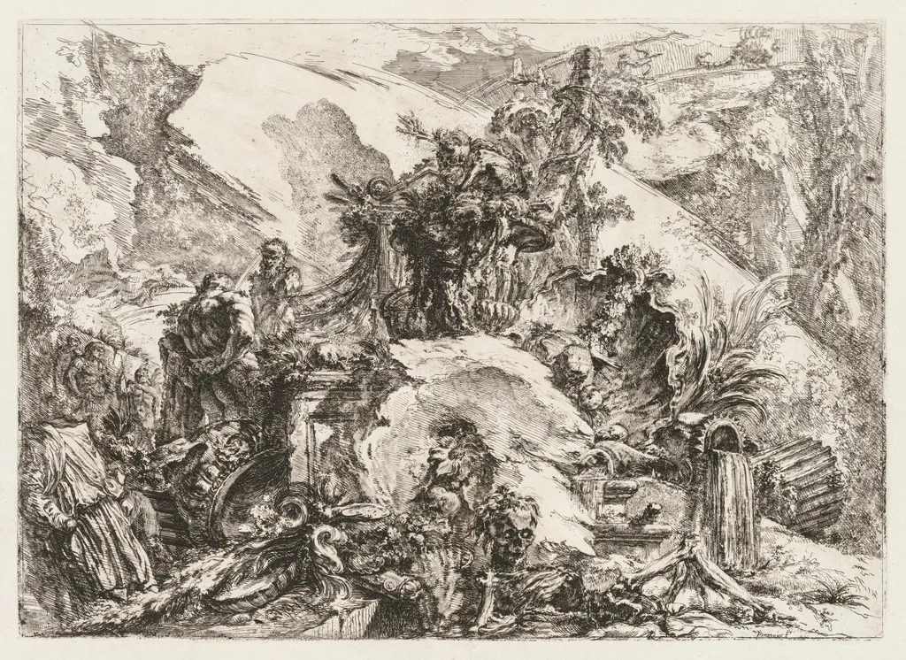 The Skeletons, by Giovanni Battista Piranesi, 1748