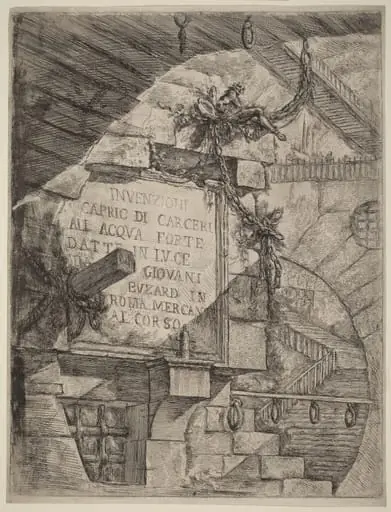 Title Plate, by Giovanni Battista Piranesi