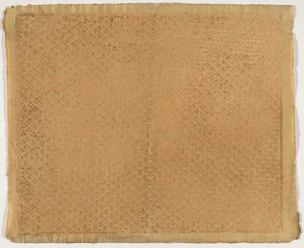 Endpaper, by Giovanni Battista Remondini, ink, 1738