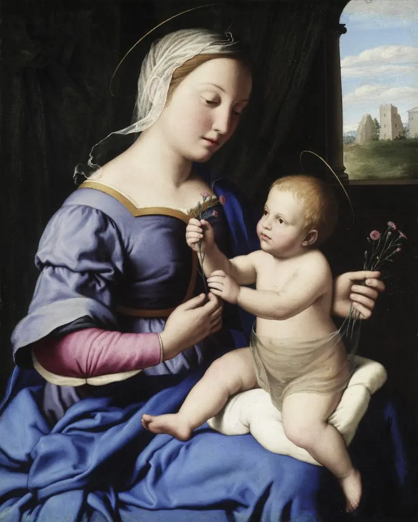 Madonna and Child, by Giovanni Battista Salvi da Sassoferrato