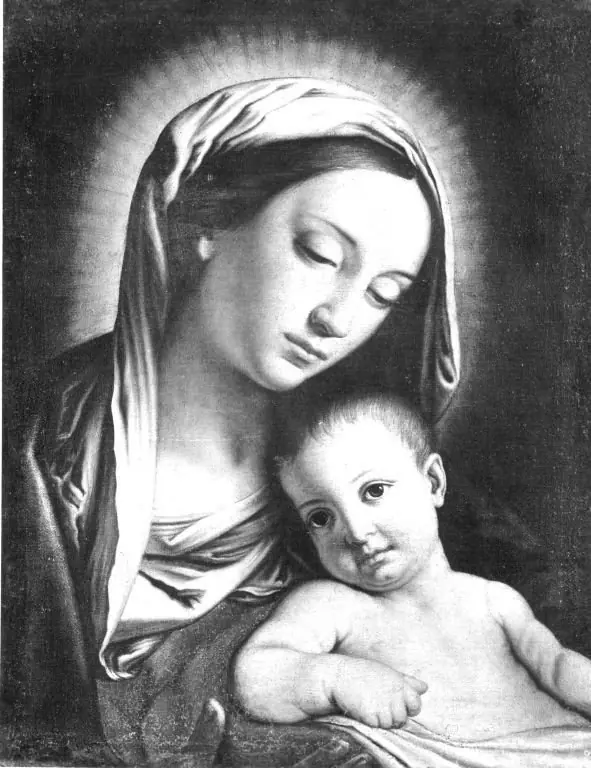 Maria mit Kind, by Giovanni Battista Salvi da Sassoferrato