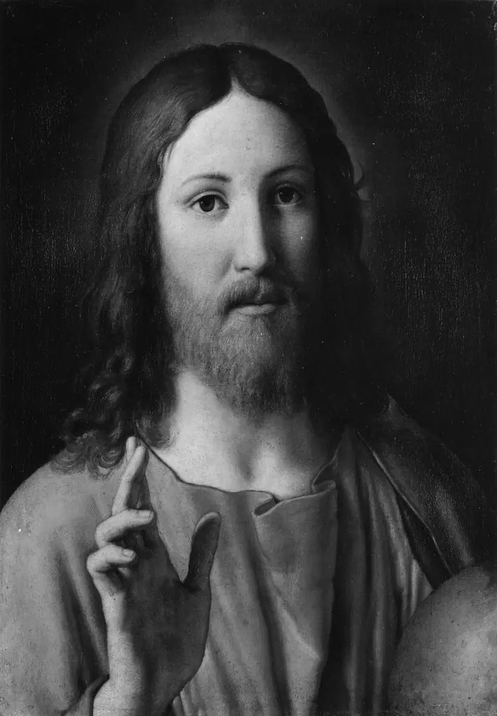 Salvator Mundi, by Giovanni Battista Salvi da Sassoferrato
