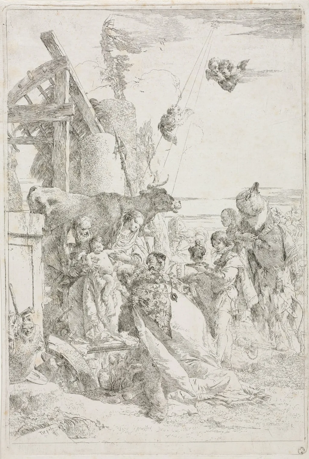 Adoration of the Magi, by Giovanni Battista Tiepolo, 1740