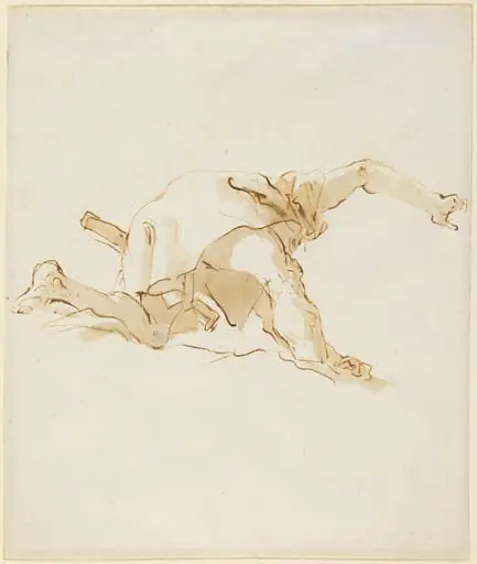 Figure on a Cloud, by Giovanni Battista Tiepolo