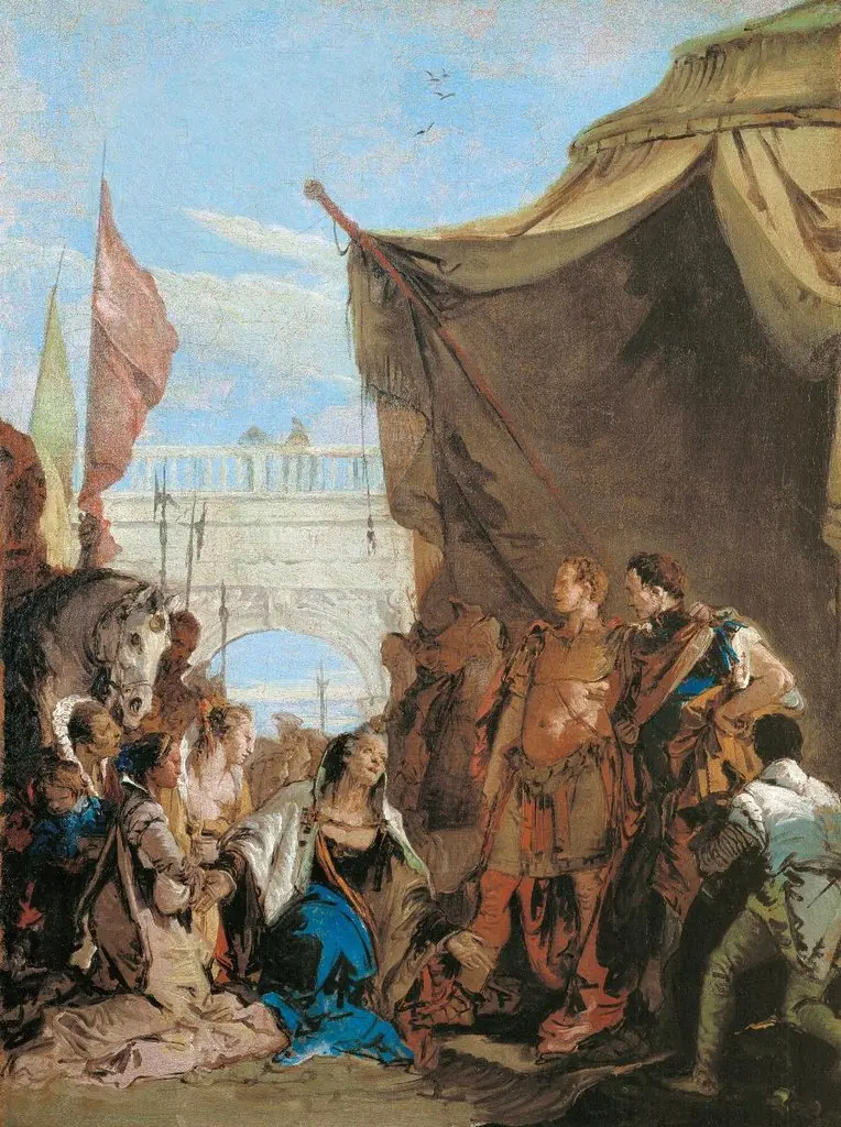 La famiglia di Dario dinanzi ad Alessandro, by Giovanni Battista Tiepolo