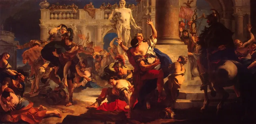 Rape of the Sabine Women, by Giovanni Battista Tiepolo