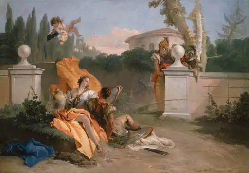 Rinaldo and Armida in Her Garden, by Giovanni Battista Tiepolo