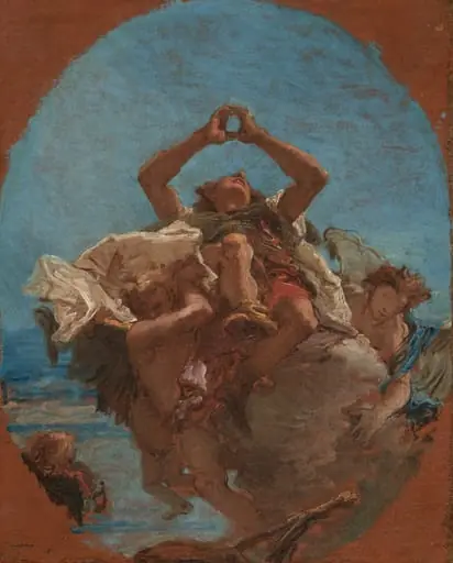 Saint Roch Carried to Heaven by Angels, by Giovanni Battista Tiepolo