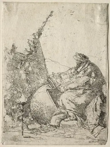 Scherzi di Fantasia:  The Philosopher, by Giovanni Battista Tiepolo