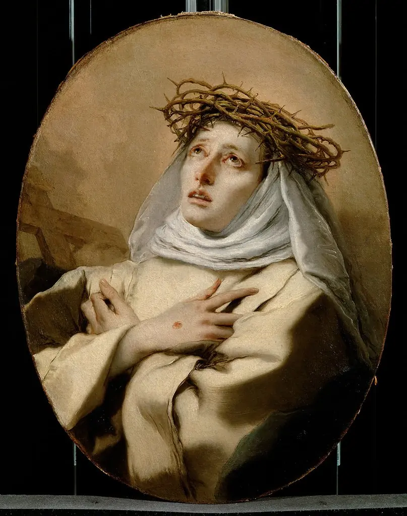 St Catherine of Siena, by Giovanni Battista Tiepolo