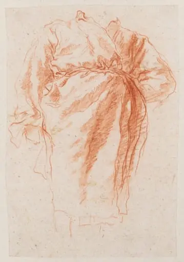 Study of a Draped Figure, by Giovanni Battista Tiepolo