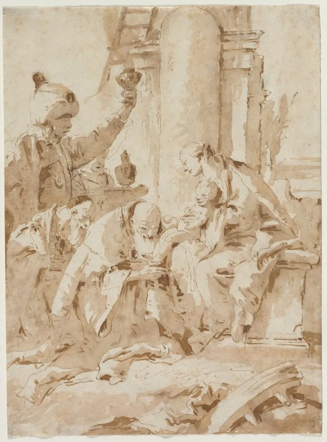 The Adoration of the Magi, by Giovanni Battista Tiepolo, 1740