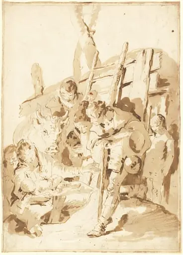 The Adoration of the Shepherds, by Giovanni Battista Tiepolo