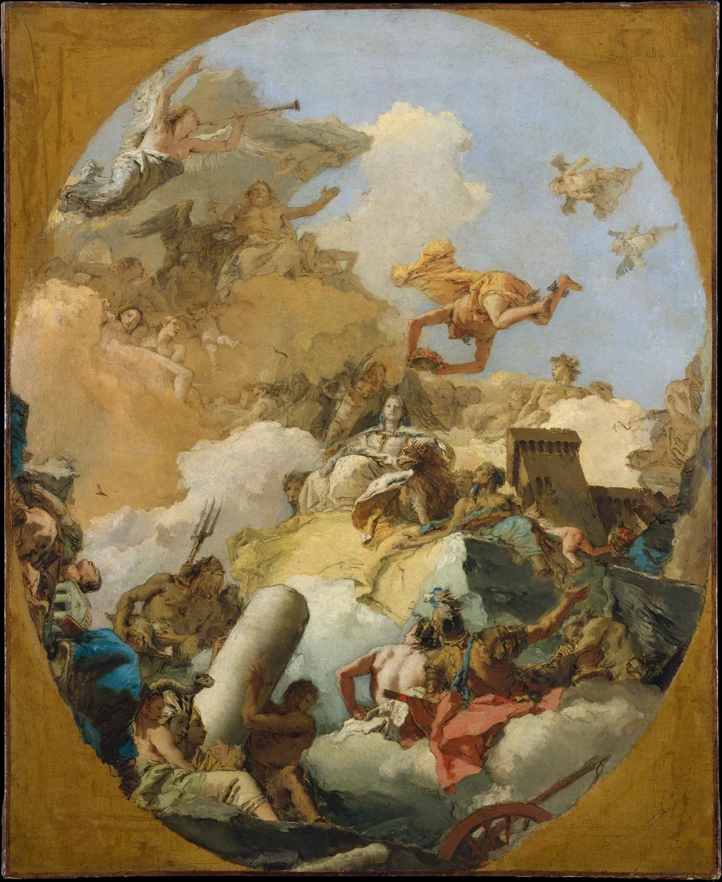 The Apotheosis of the Spanish Monarchy, by Giovanni Battista Tiepolo, oil, 1764