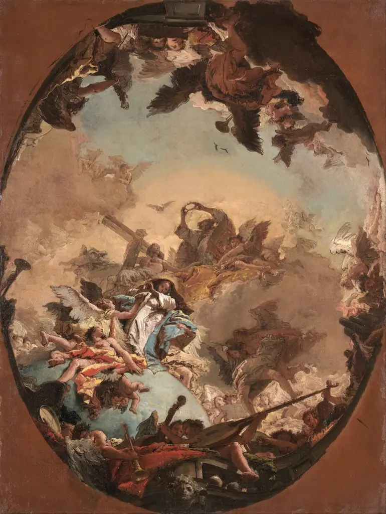 The Coronation of the Virgin, by Giovanni Battista Tiepolo