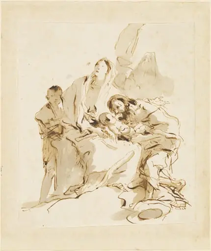 The Holy Family, by Giovanni Battista Tiepolo