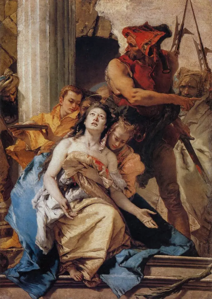 The Martyrdom of Saint Agatha, by Giovanni Battista Tiepolo