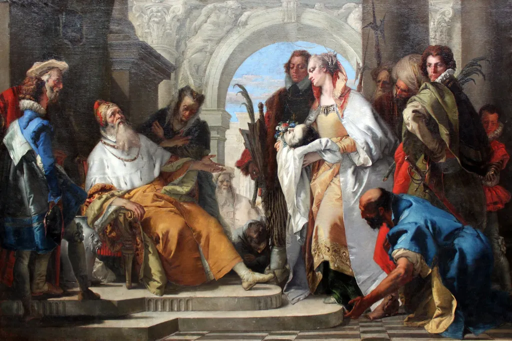 The Patron Saints of the Crotta Family, by Giovanni Battista Tiepolo, oil, 1441