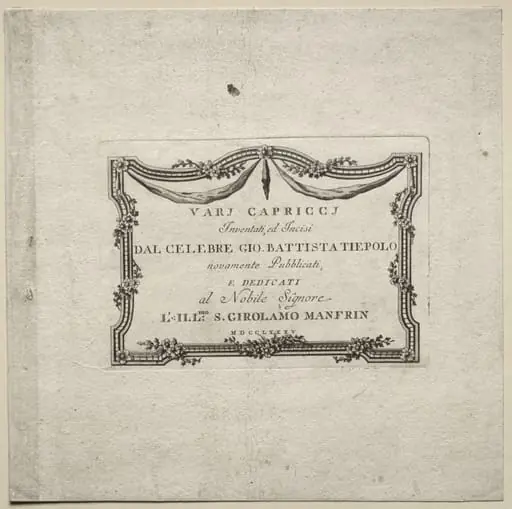 Various Caprices, by Giovanni Battista Tiepolo