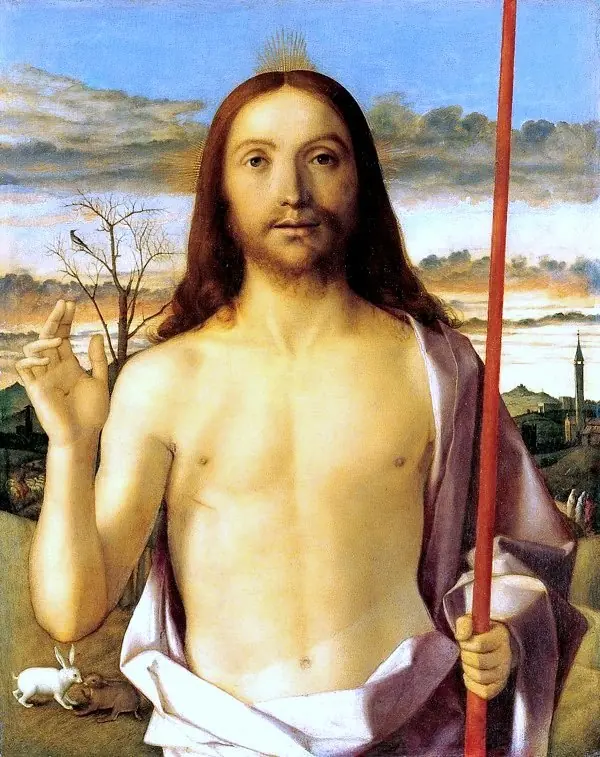 Christ Blessing, by Giovanni Bellini
