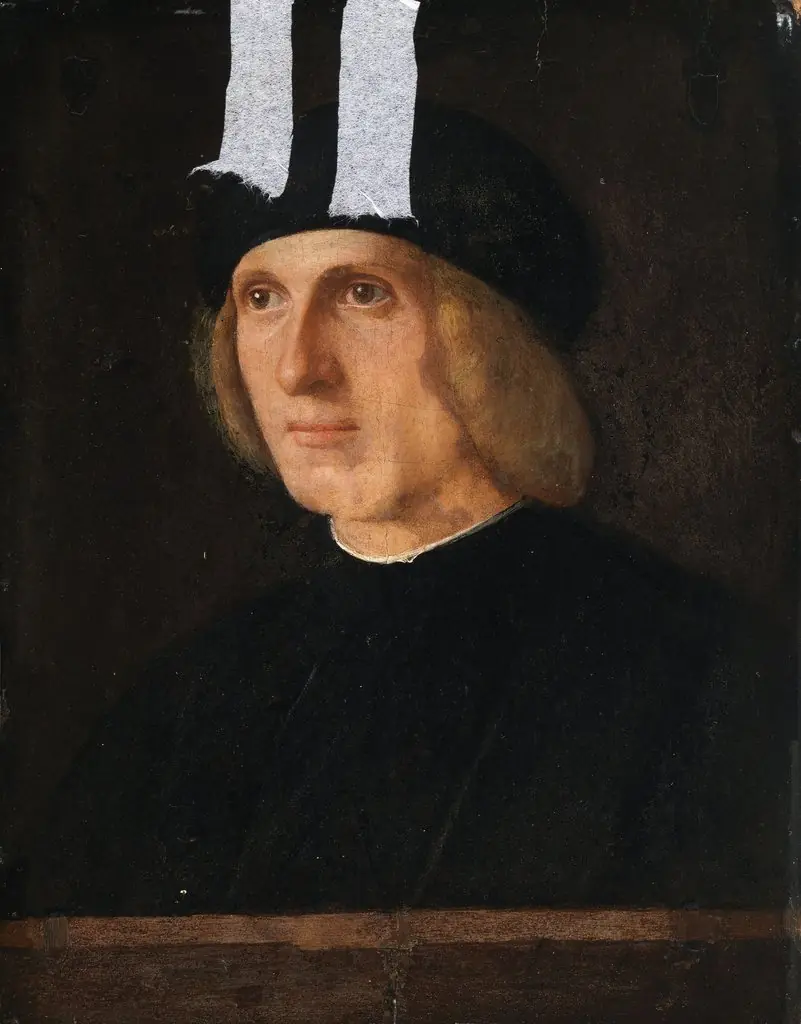 Head of a Gentleman, by Giovanni Bellini