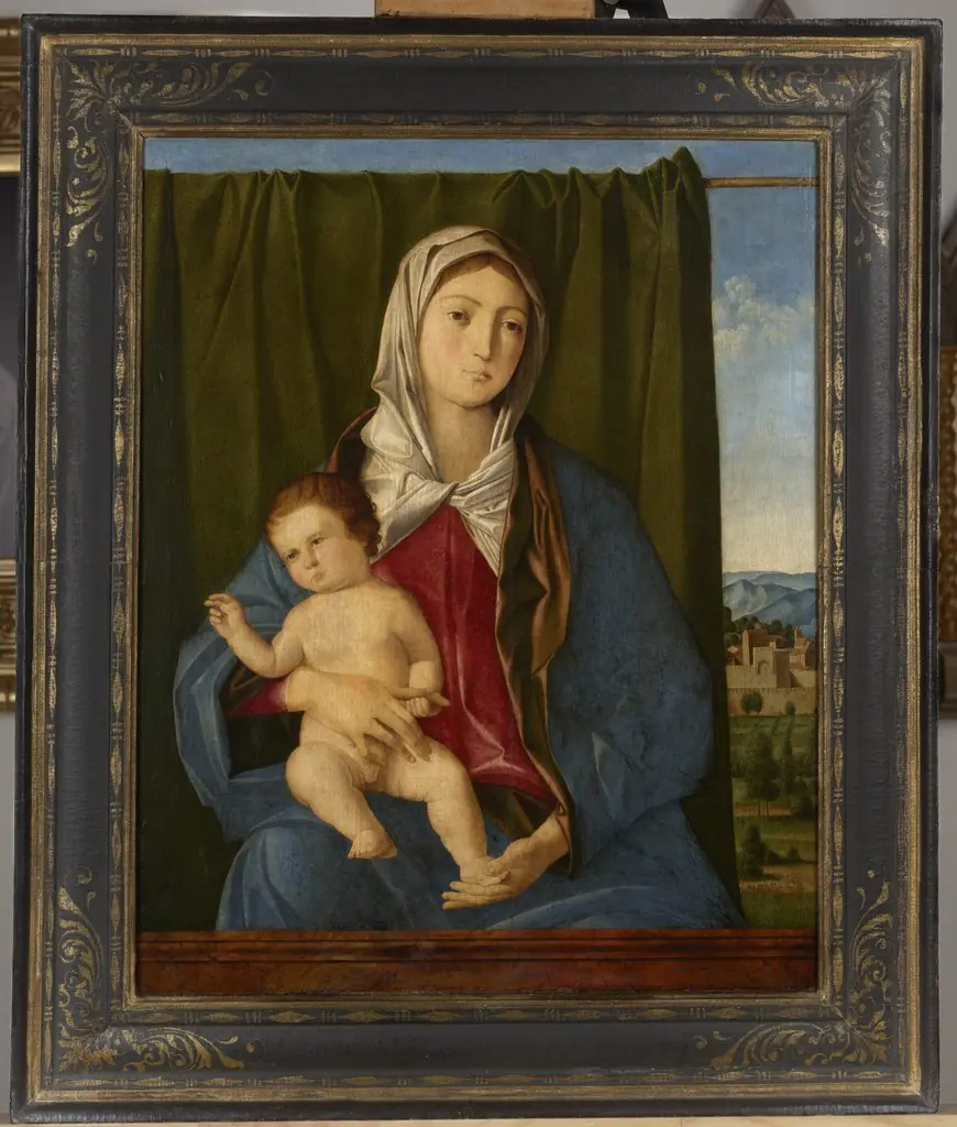 Madonna and Child Giving a Blessing, by Giovanni Bellini
