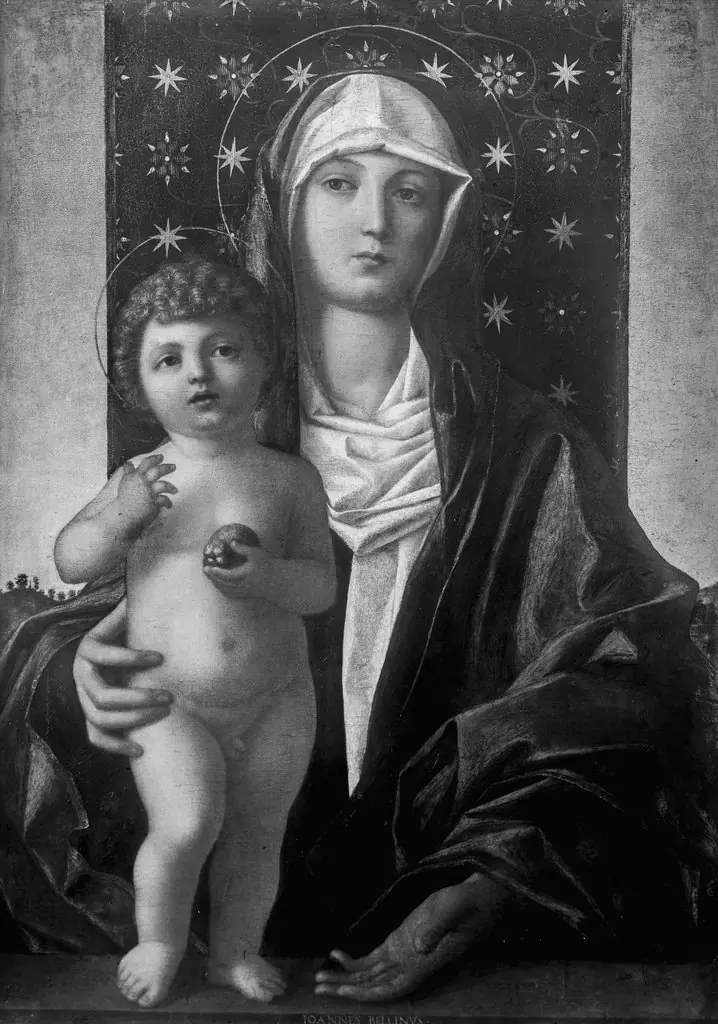 Mary with the child, by Giovanni Bellini