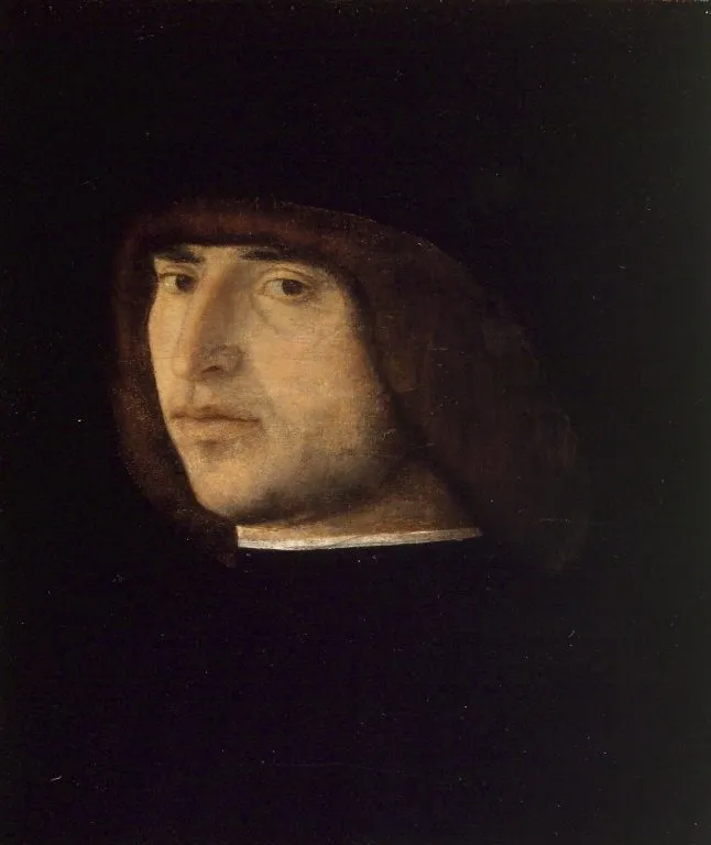 Portrait of a Young Man, by Giovanni Bellini, unspecified, 1490
