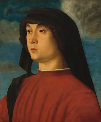 Portrait of a Young Man in Red, by Giovanni Bellini