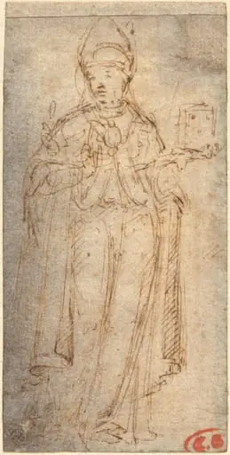 Saint Louis of Toulouse Holding a Book, by Giovanni Bellini