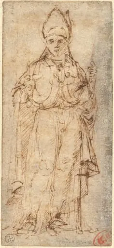 Saint Louis of Toulouse Holding a Staff, by Giovanni Bellini