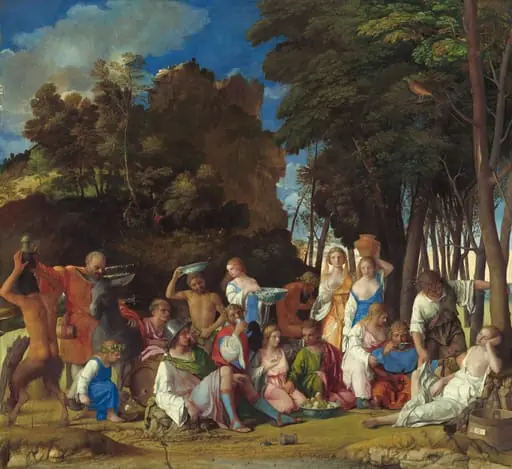 The Feast of the Gods, by Giovanni Bellini